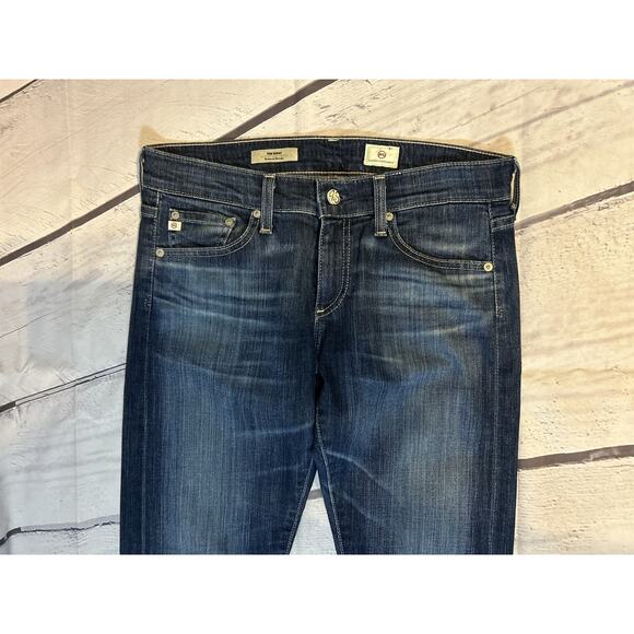 Adriano Goldschmied AG The Mikki Relaxed Skinny Jeans 27R Low Rise Dark Wash - Picture 2 of 7